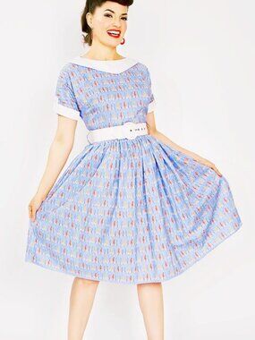 Bernie Dexter rocket print dress